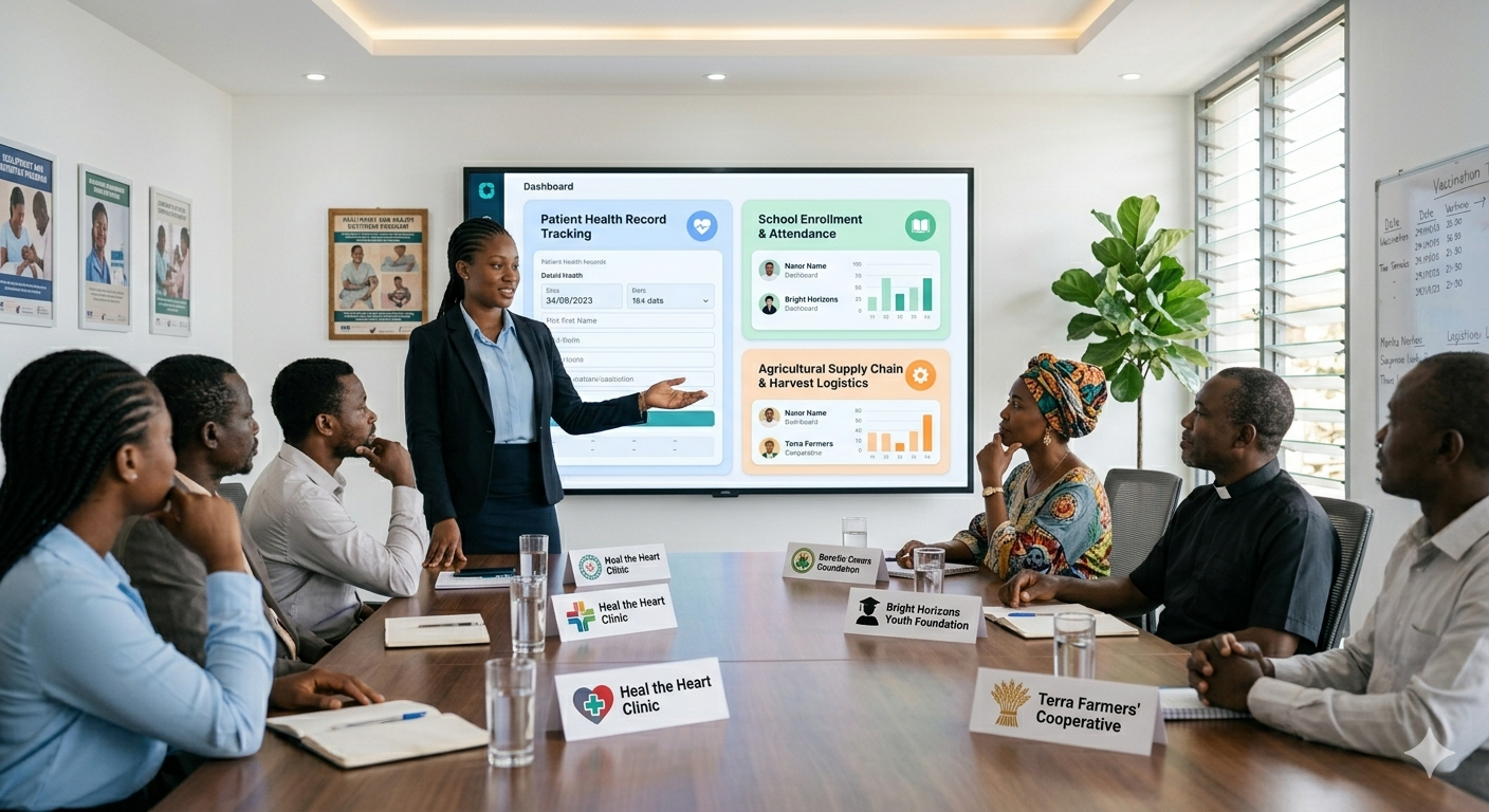 Non-profit organization at work